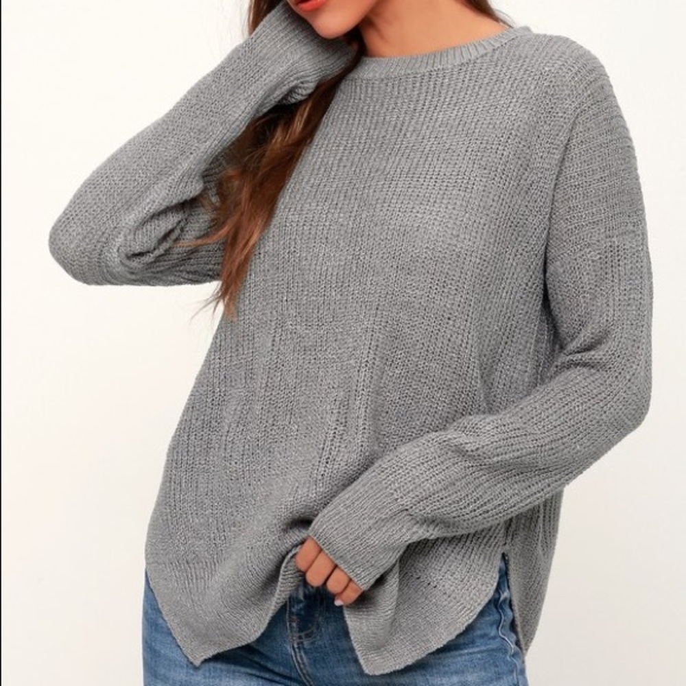 Gray Lulu’s Sweater